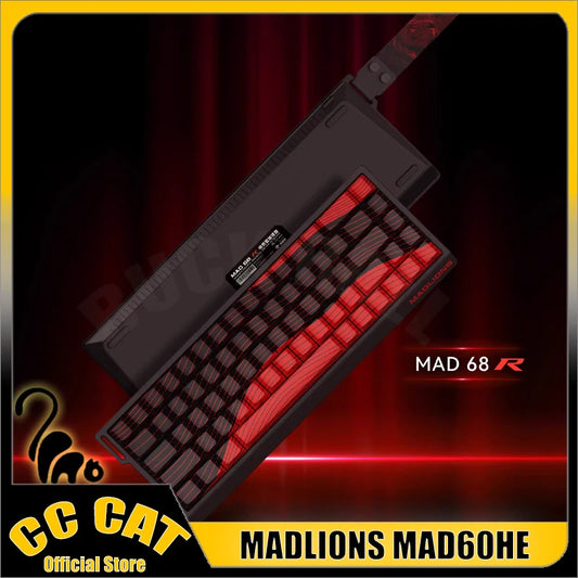 MAD60HE MAD68HE Magnetic Switch Keyboard Mechanical Keyboard 8000Hz 0.01Mmrt Wired Custom Valorant Gaming Keyboard