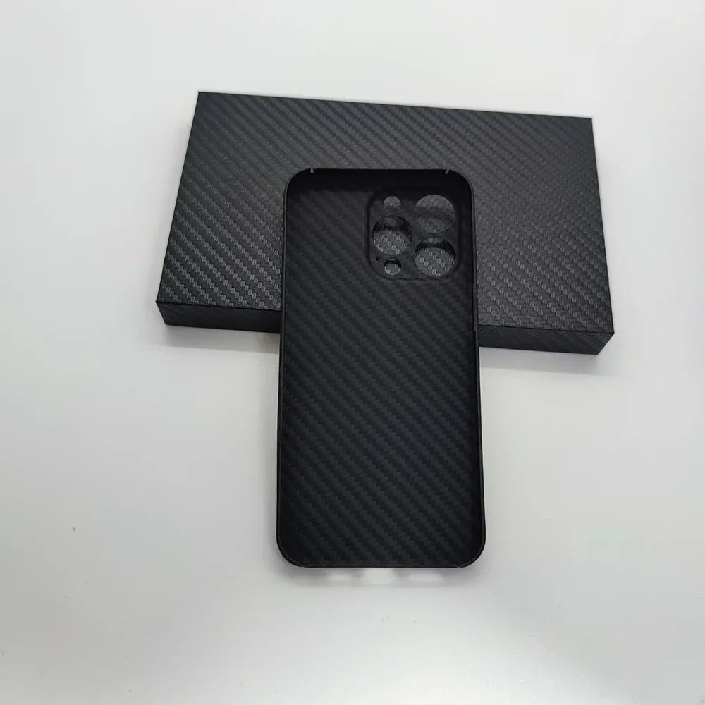 For Iphone16 15 14 13 12 Pro Max Case Carbon Fiber Phone Covers Lens Protection Ultra-Thin Carbon Fiber Case for Iphone 16 Pro