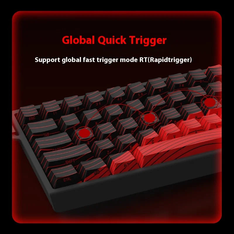 MAD60HE MAD68HE Magnetic Switch Keyboard Mechanical Keyboard 8000Hz 0.01Mmrt Wired Custom Valorant Gaming Keyboard
