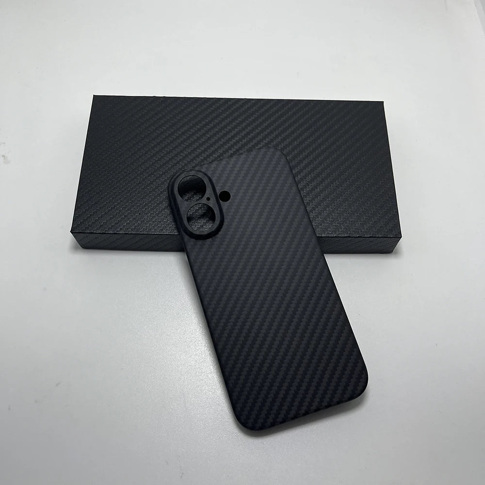 For Iphone16 15 14 13 12 Pro Max Case Carbon Fiber Phone Covers Lens Protection Ultra-Thin Carbon Fiber Case for Iphone 16 Pro