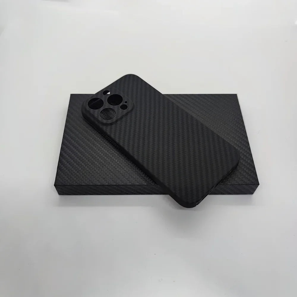 For Iphone16 15 14 13 12 Pro Max Case Carbon Fiber Phone Covers Lens Protection Ultra-Thin Carbon Fiber Case for Iphone 16 Pro