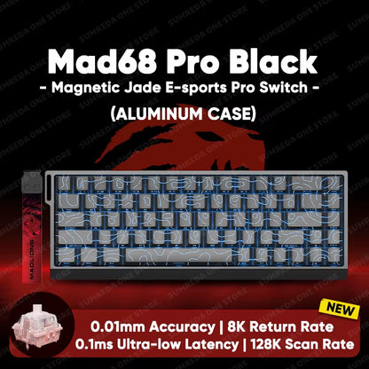 MADLIONS Mad 60He Mad60He Mad 68HE Mechanical Keyboard Magnetic Switch Wired Hot Swap 8K Polling Rate Customized Gaming Keyboard