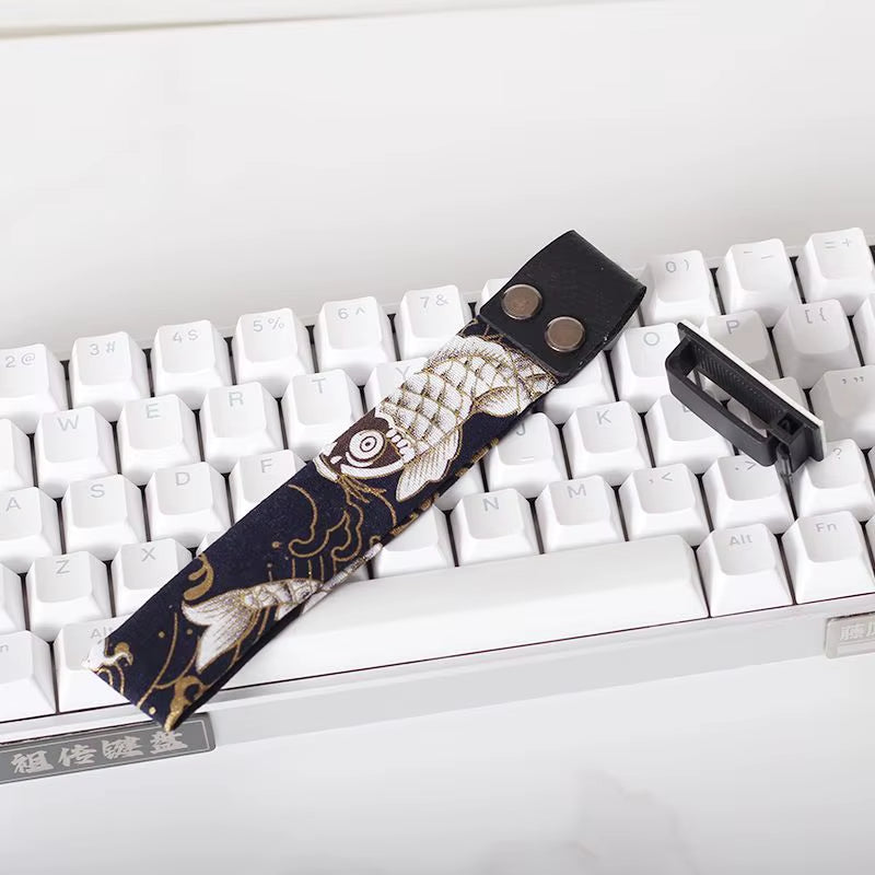 Keyboard Ribbon Mechanical Keyboard Strap Customization Magnetic Axis Keyboard Strap Wooting Atk68 Drunkdeer Looting Decor