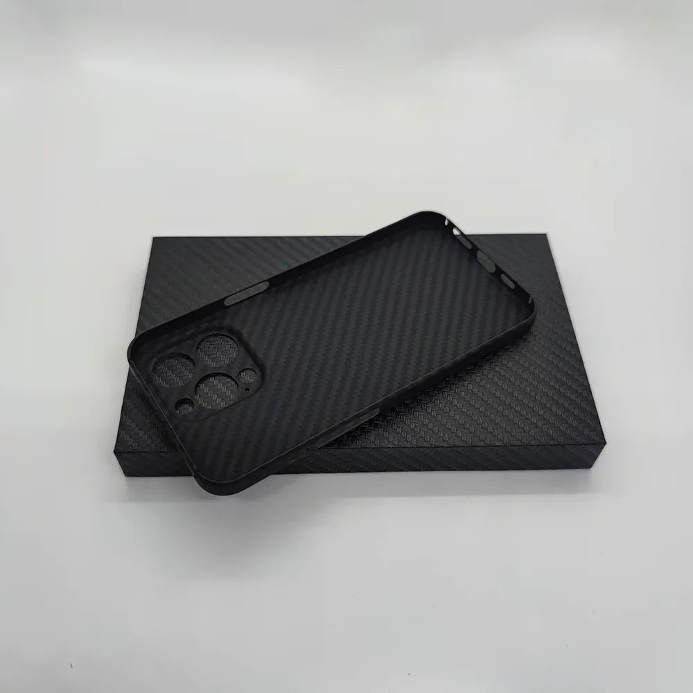 For Iphone16 15 14 13 12 Pro Max Case Carbon Fiber Phone Covers Lens Protection Ultra-Thin Carbon Fiber Case for Iphone 16 Pro
