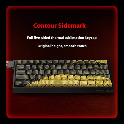 MAD60HE MAD68HE Magnetic Switch Keyboard Mechanical Keyboard 8000Hz 0.01Mmrt Wired Custom Valorant Gaming Keyboard